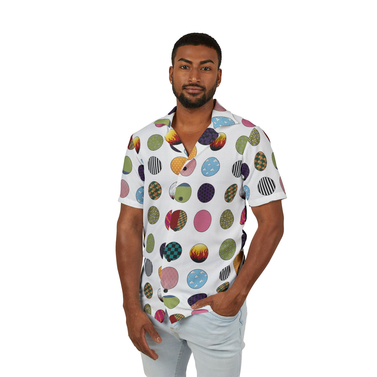 Demon Pattern Hawaiian Shirt