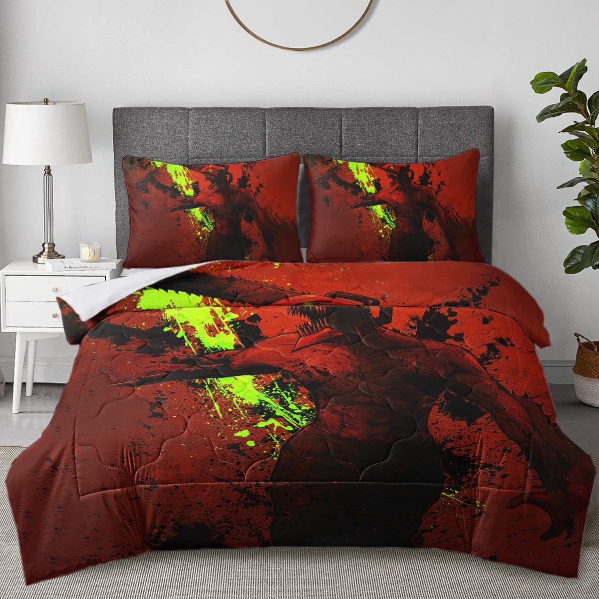 Devil Blood Bath Comforter Set