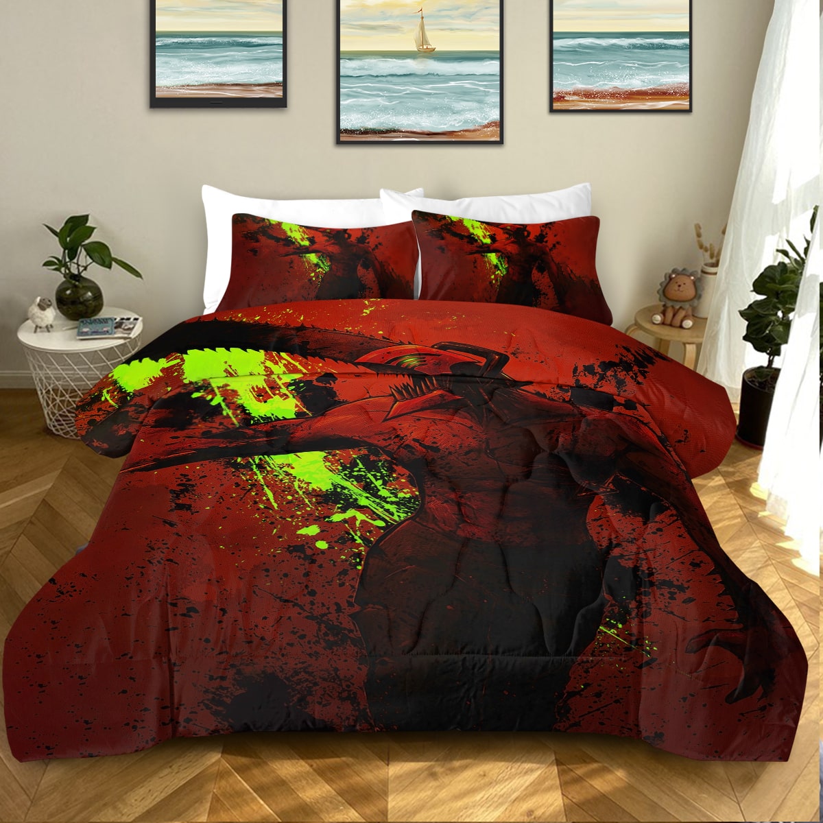 Devil Blood Bath Comforter Set
