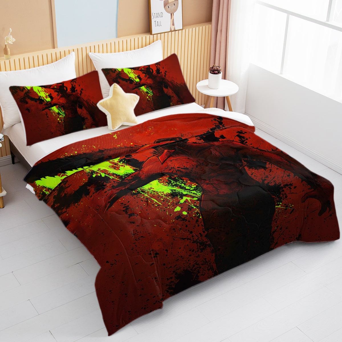 Devil Blood Bath Comforter Set