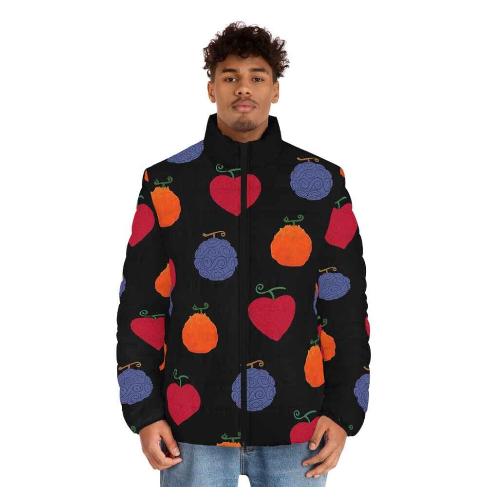 Devil Fruit All Over Puffer Jacket