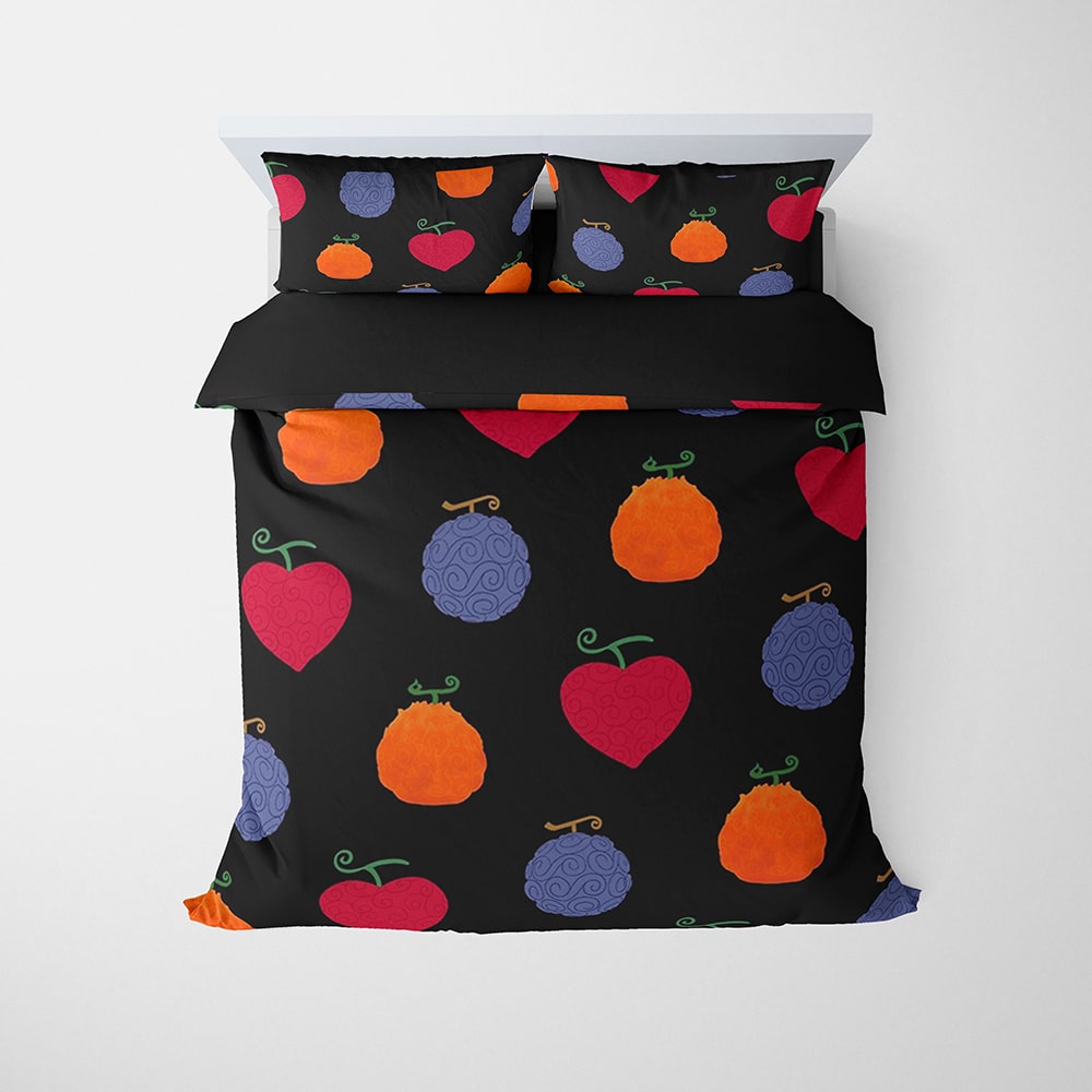 Devil Fruits OP Pattern Comforter Set Bedding