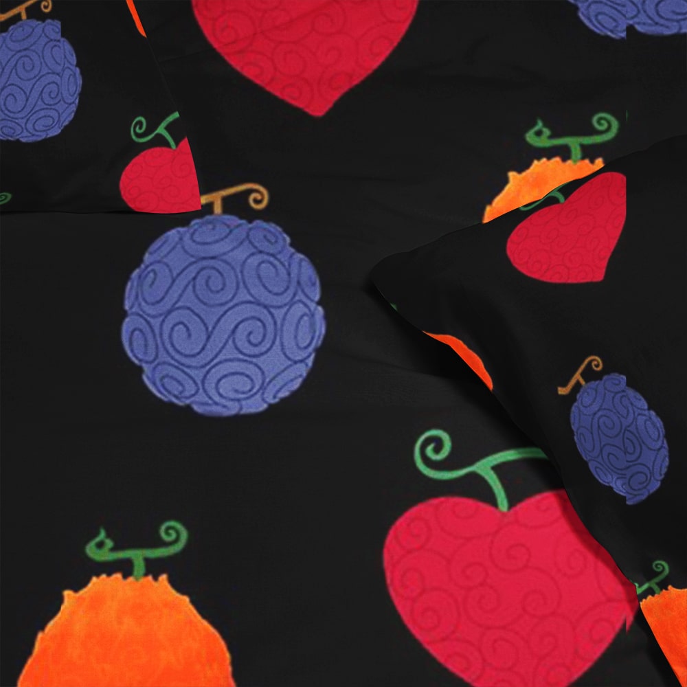 Devil Fruits Patterns Brushed Duvet Cover Bedding