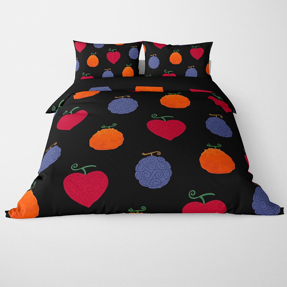 Devil Fruits Patterns Brushed Duvet Cover Bedding