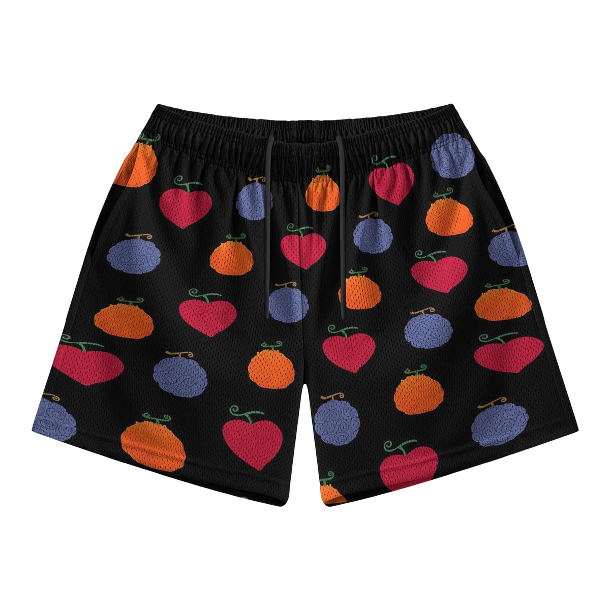 Devil Fruits All Over Brushed Mesh shorts