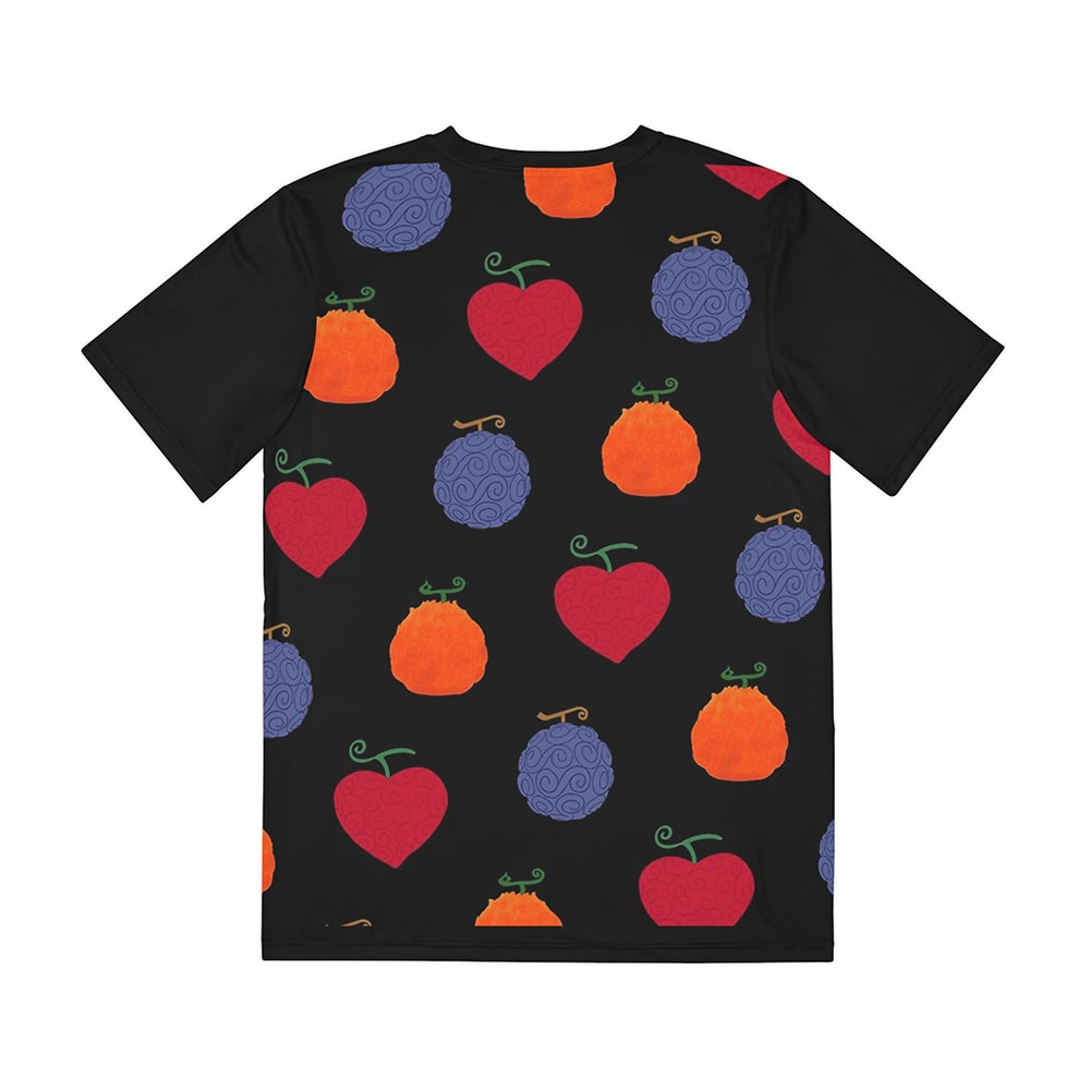 Devil Fruits Brushed Pattern T-Shirt