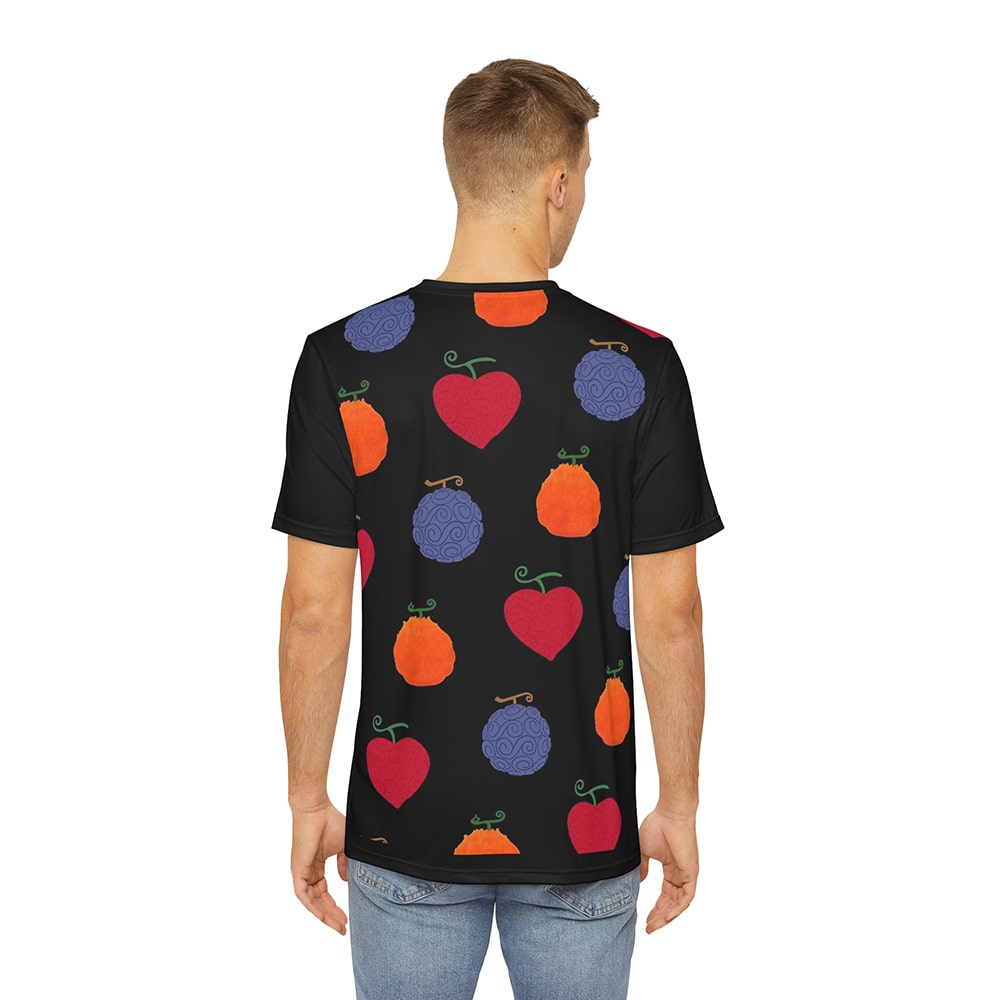 Devil Fruits Brushed Pattern T-Shirt