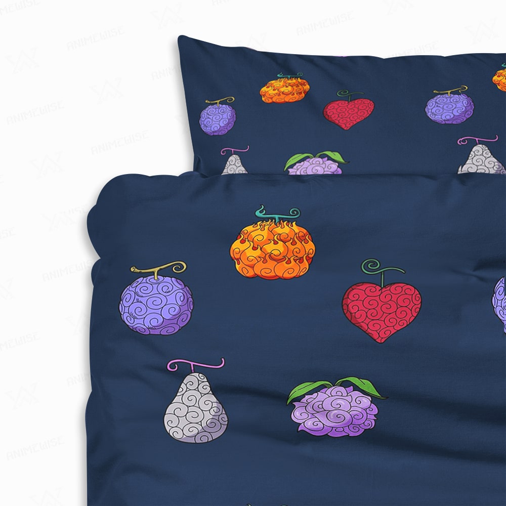 Devil Fruits Brushed All Over Pattern Duvet Cover Bedding