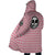 Doffy Scale Brushed Hooded Cloak Coat