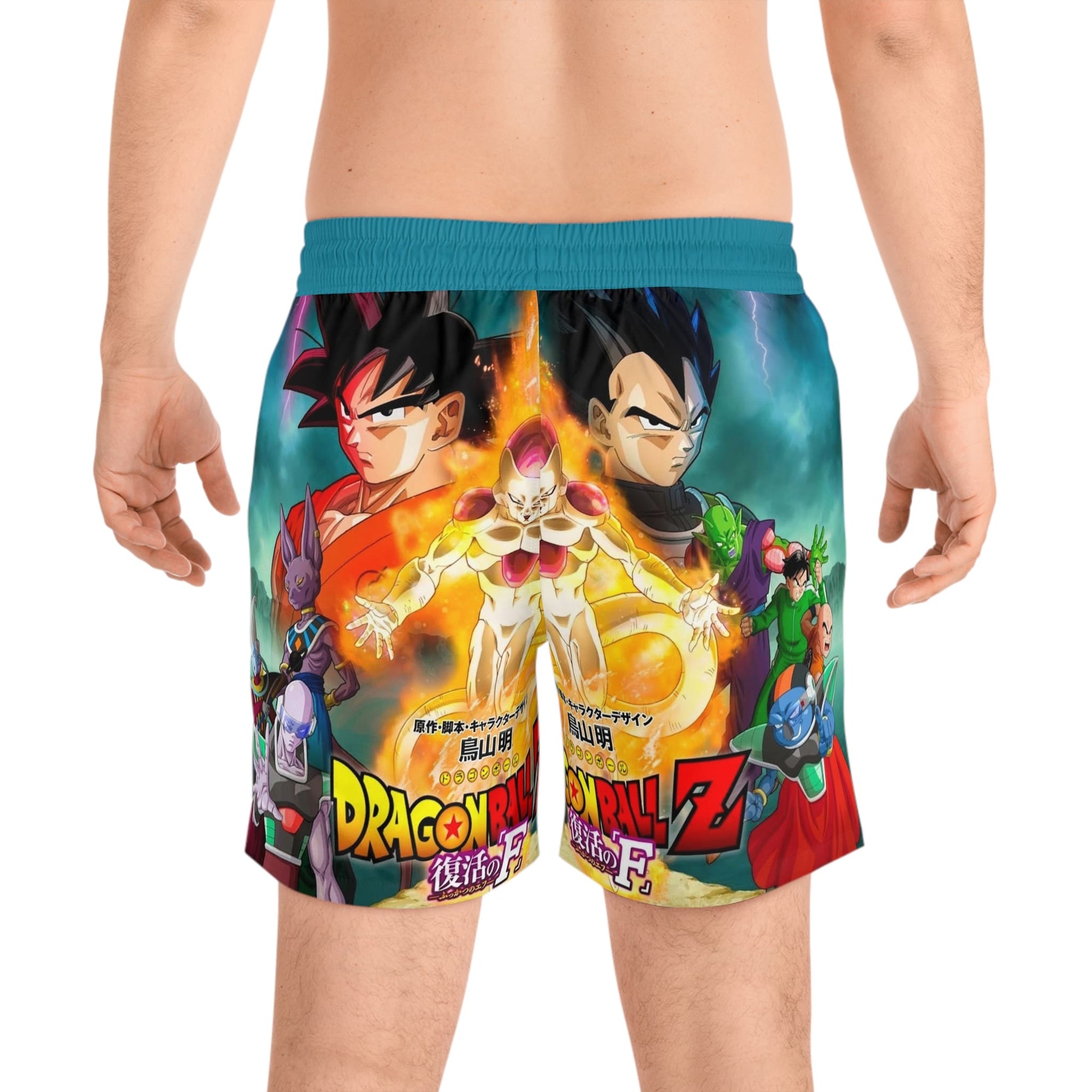 Dragon Ball Z Resurrection No F Movie Swim Trunks