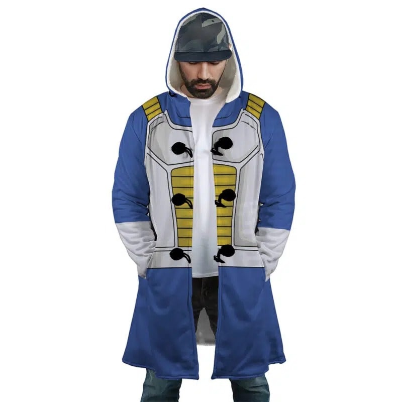 Vegeta Armor Dress Hooded Cloak Coat