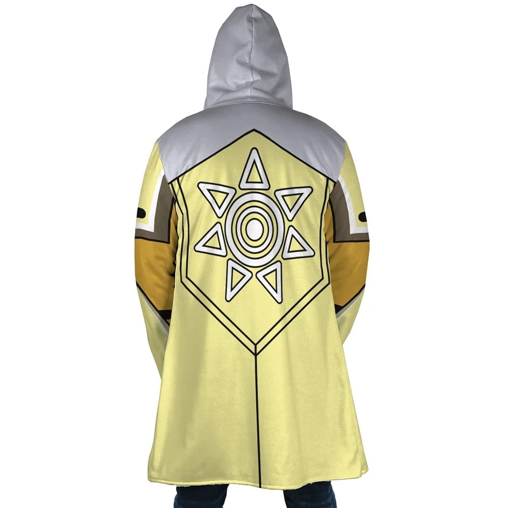 Dragon Warrior Wargreymon Digimon Hooded Cloak Coat