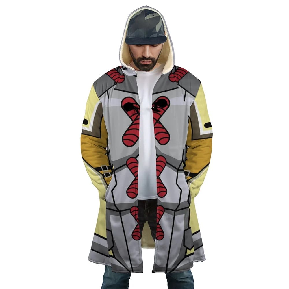 Dragon Warrior Wargreymon Digimon Hooded Cloak Coat