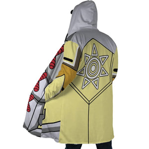 Dragon Warrior Wargreymon Digimon Hooded Cloak Coat