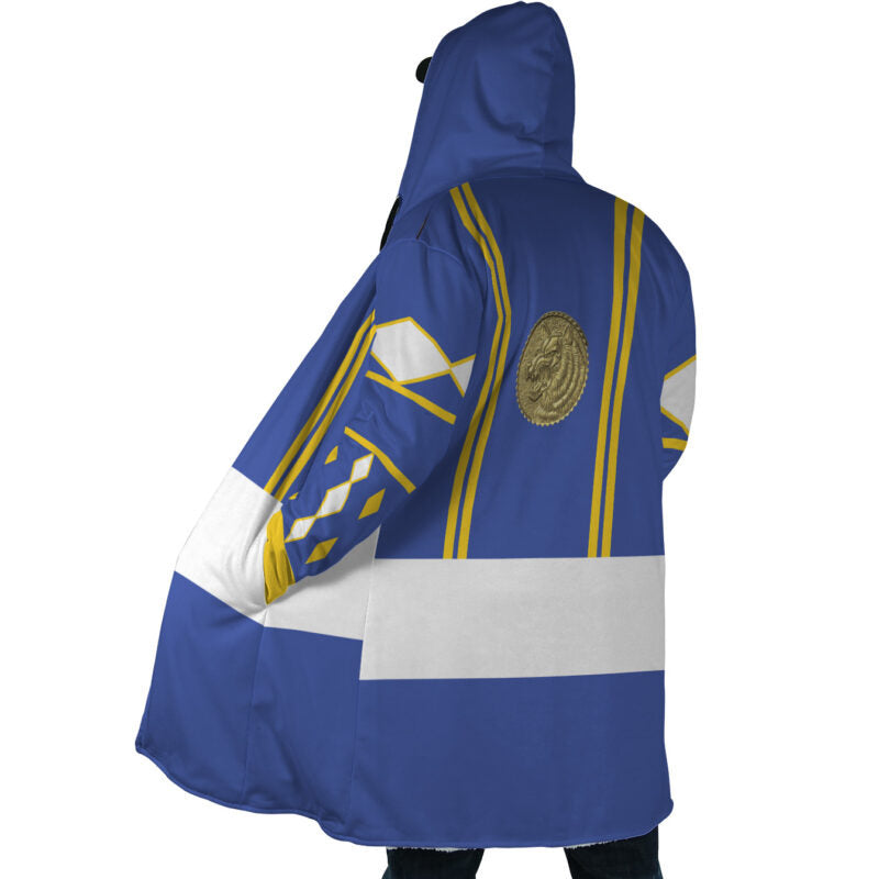 Blue Ranger Hooded Dream Cloak Coat