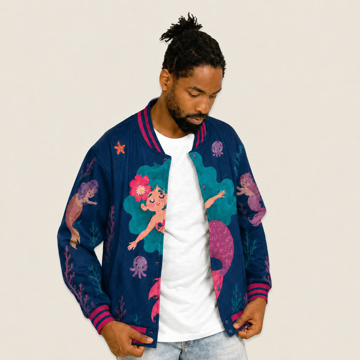 Dreamtide Mermaid Varsity Jacket