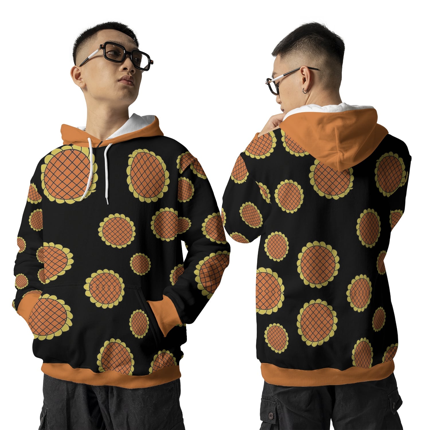 Luffy Dressrosa OP Pullover Hoodie