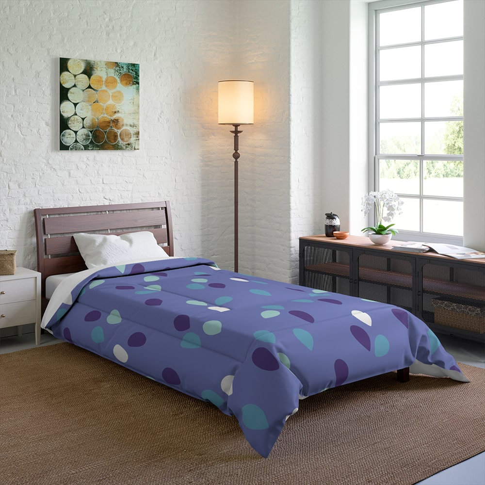 Droplets Abstract Pattern Comforter Set Bedding