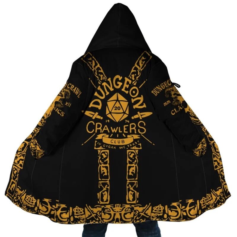 Dungeon Crawler Classic DD Hooded Cloak Coat