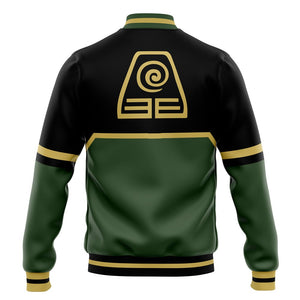 Earth Kingdom Inspired Fleece Baseball Jacket