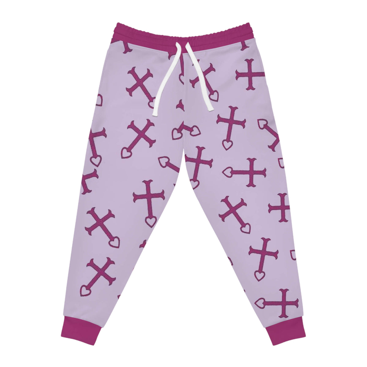 Erza Cross Heart Fusion Pattern Sweatpants Joggers