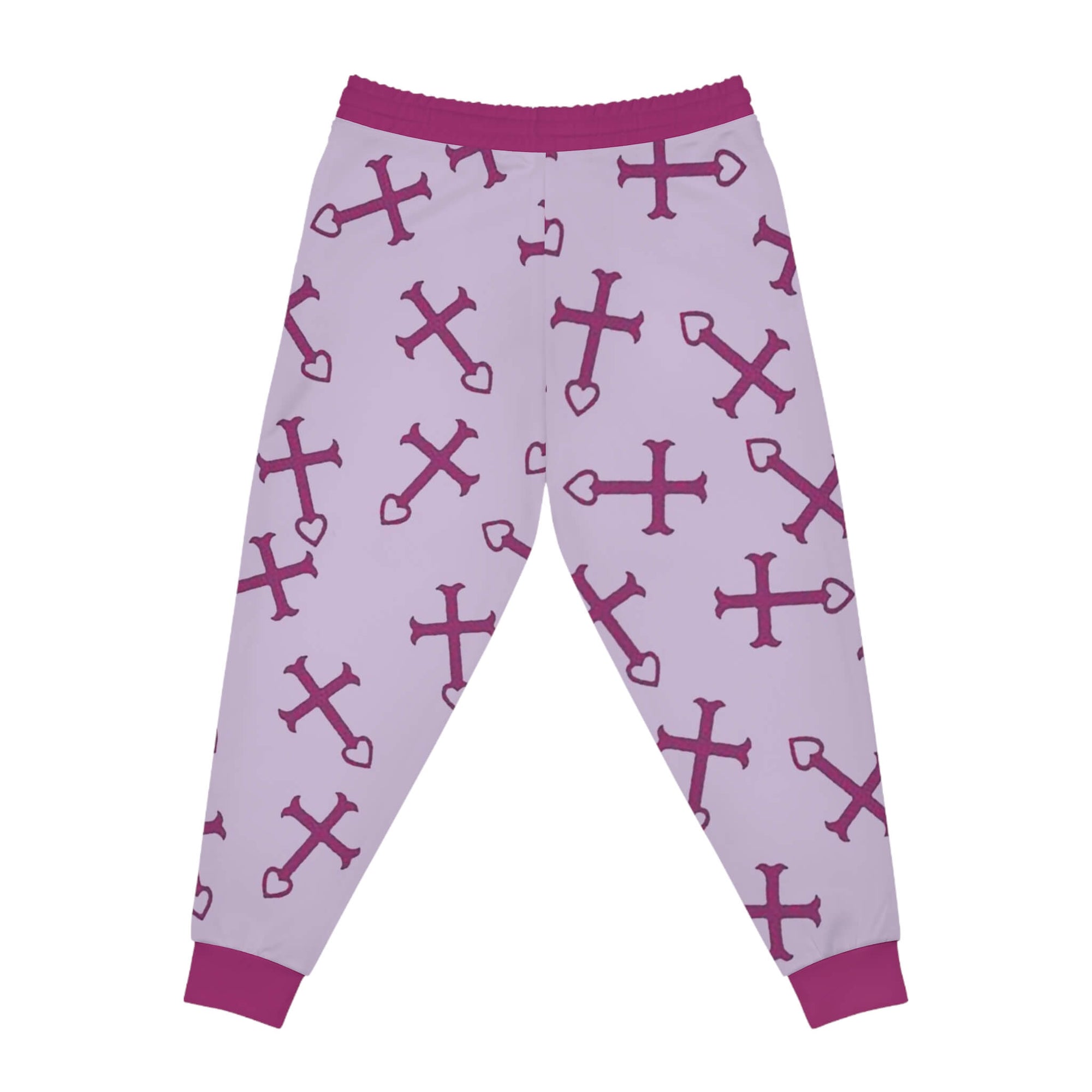 Erza Cross Heart Fusion Pattern Sweatpants Joggers