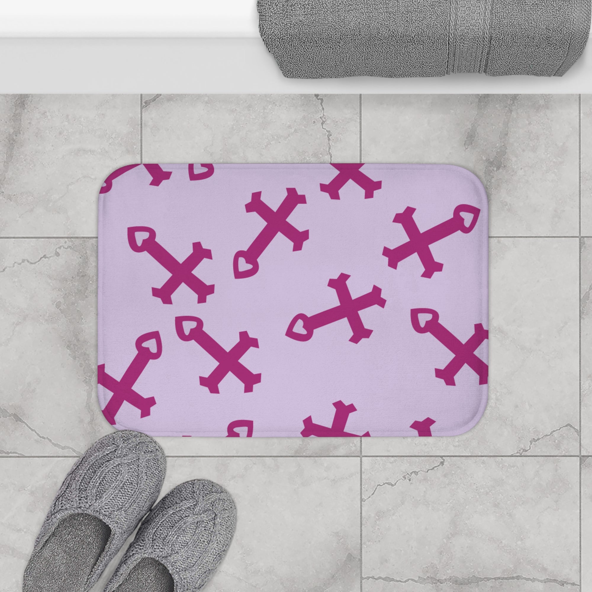 Erza Cross fusion Allover Bath Mats