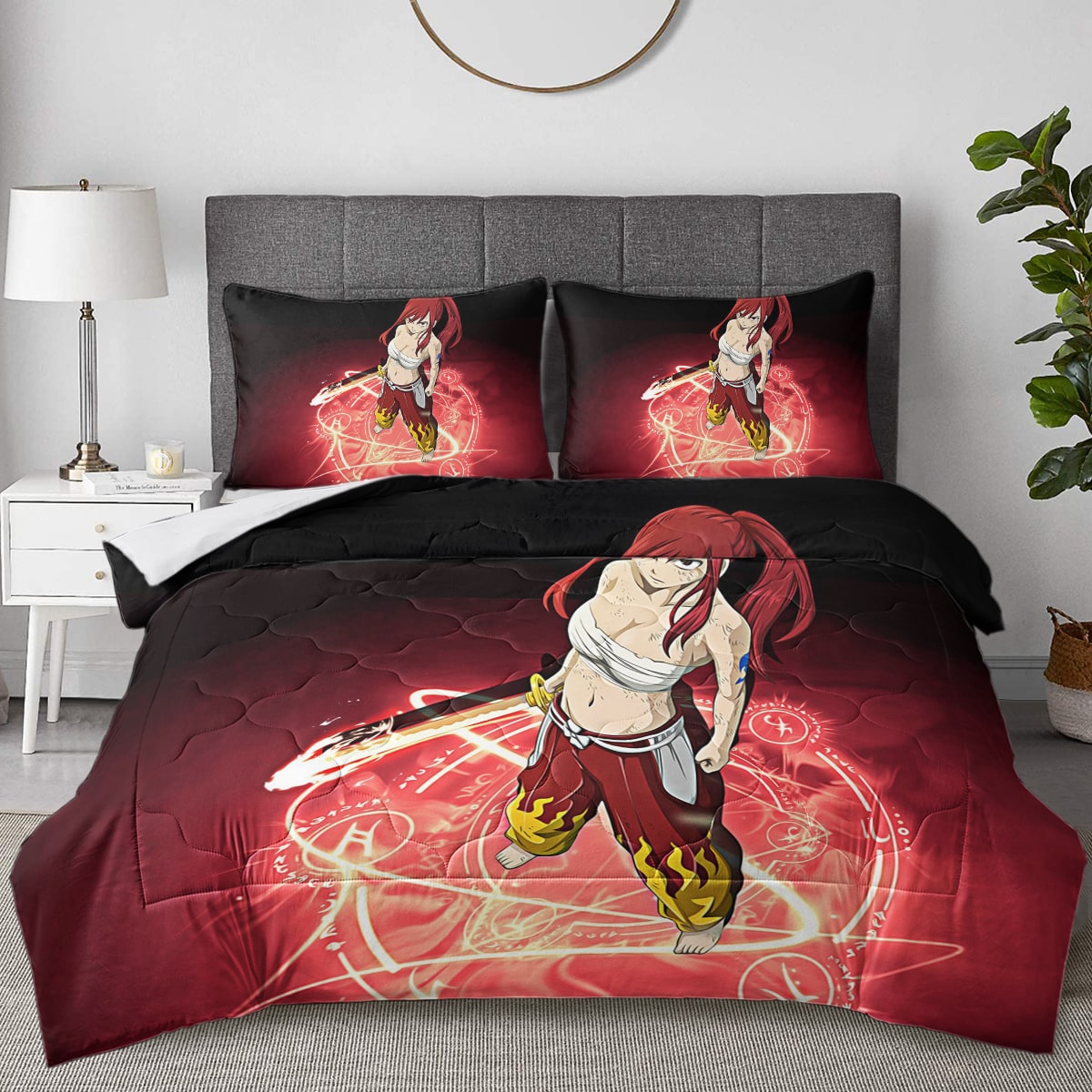 Erza Clear Heart Comforter Set