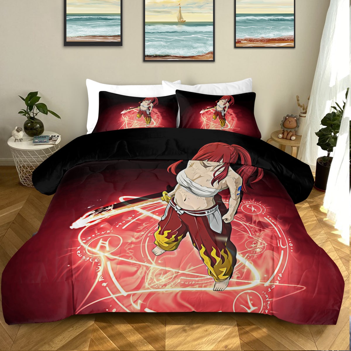 Erza Clear Heart Comforter Set