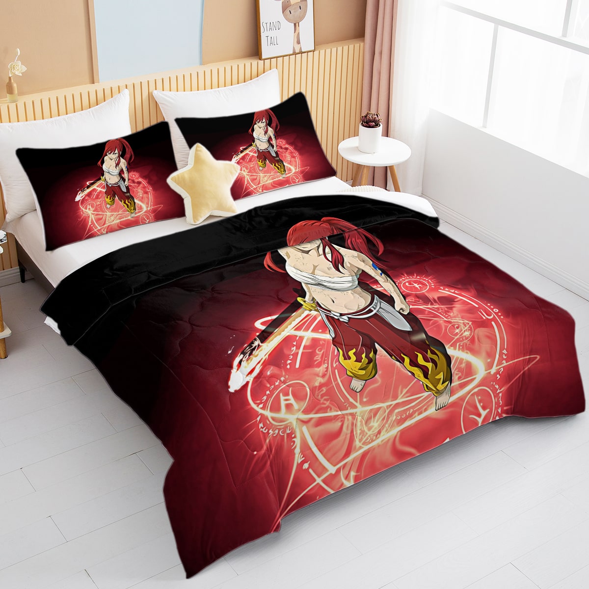 Erza Clear Heart Comforter Set