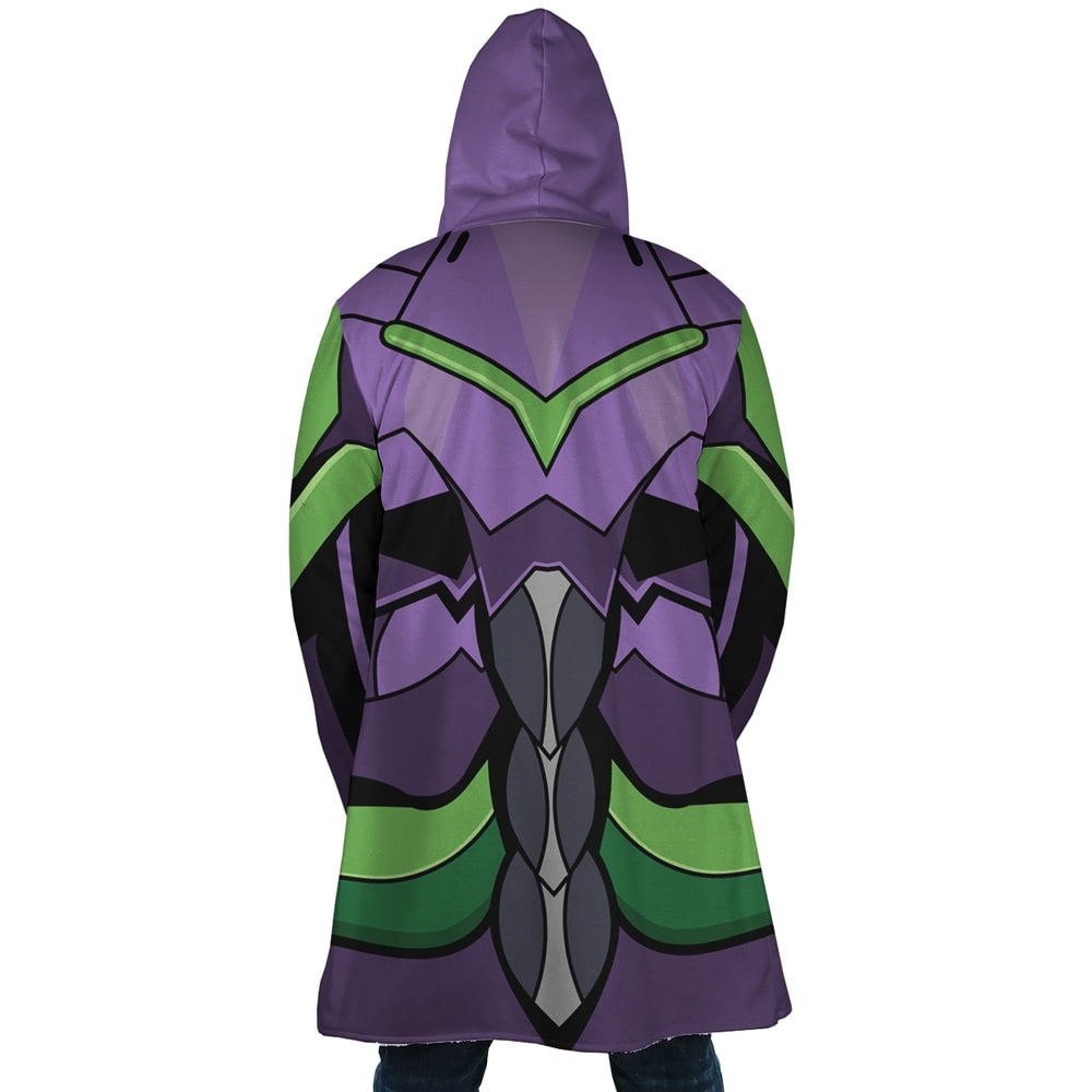 Eva Uni-01 Hooded Cloak Coat