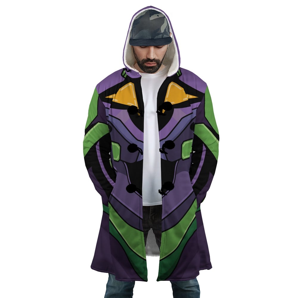 Eva Uni-01 Hooded Cloak Coat