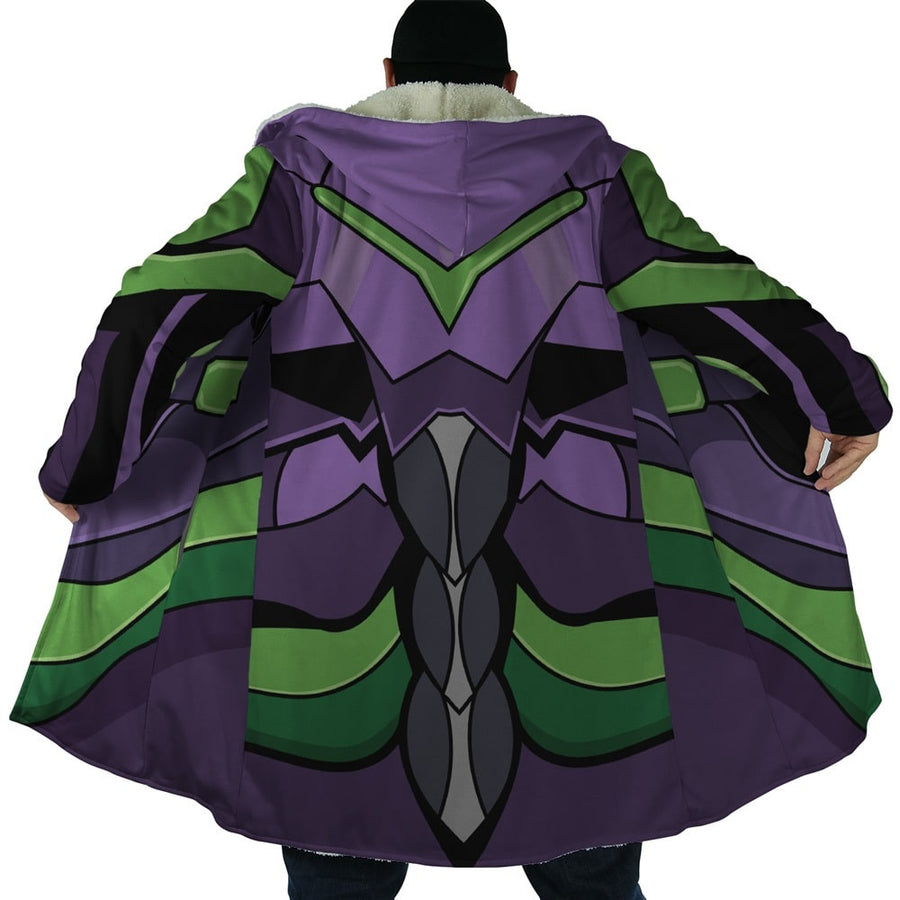 Evengelion Eva Uni-01 Hooded Cloak Coat