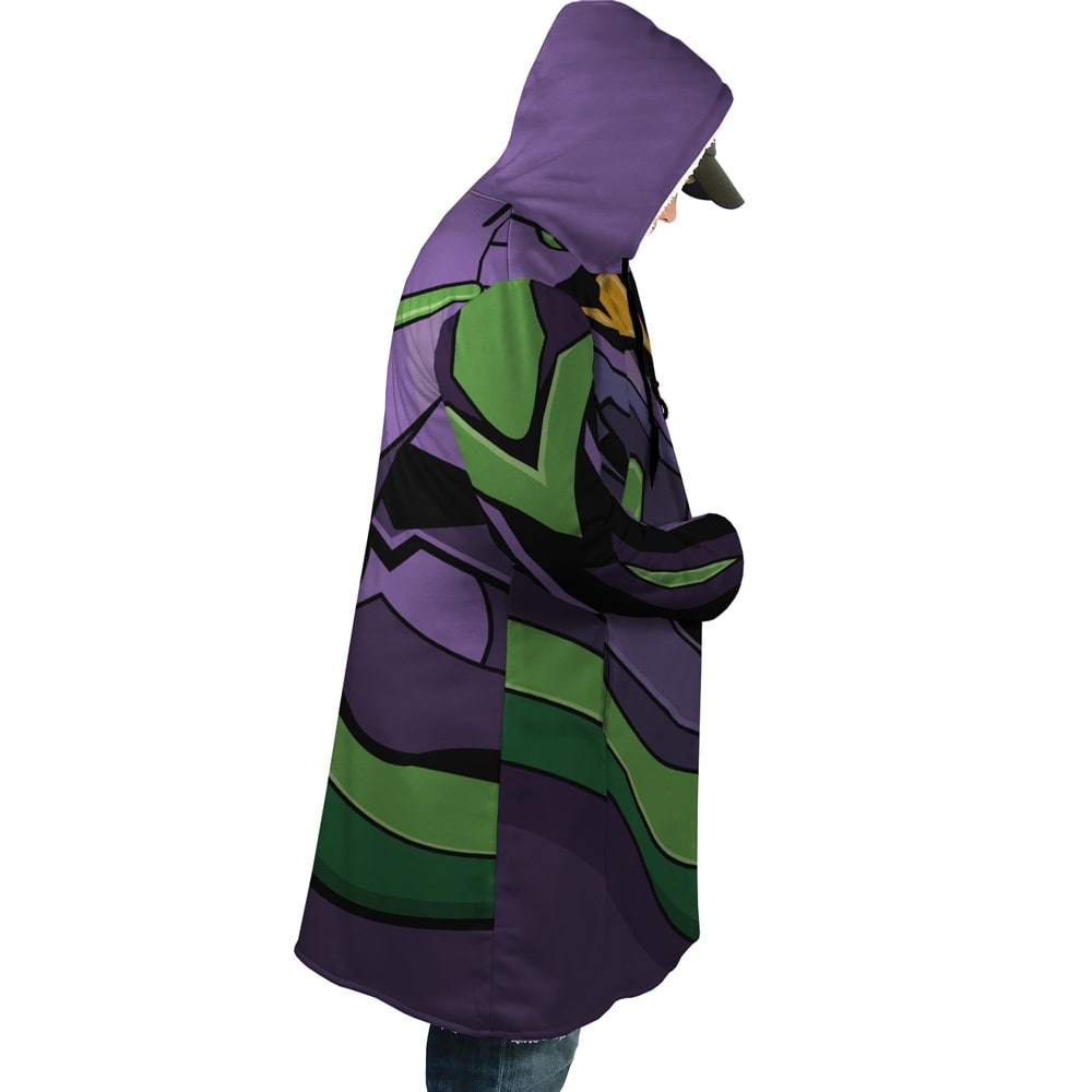 Eva Uni-01 Hooded Cloak Coat