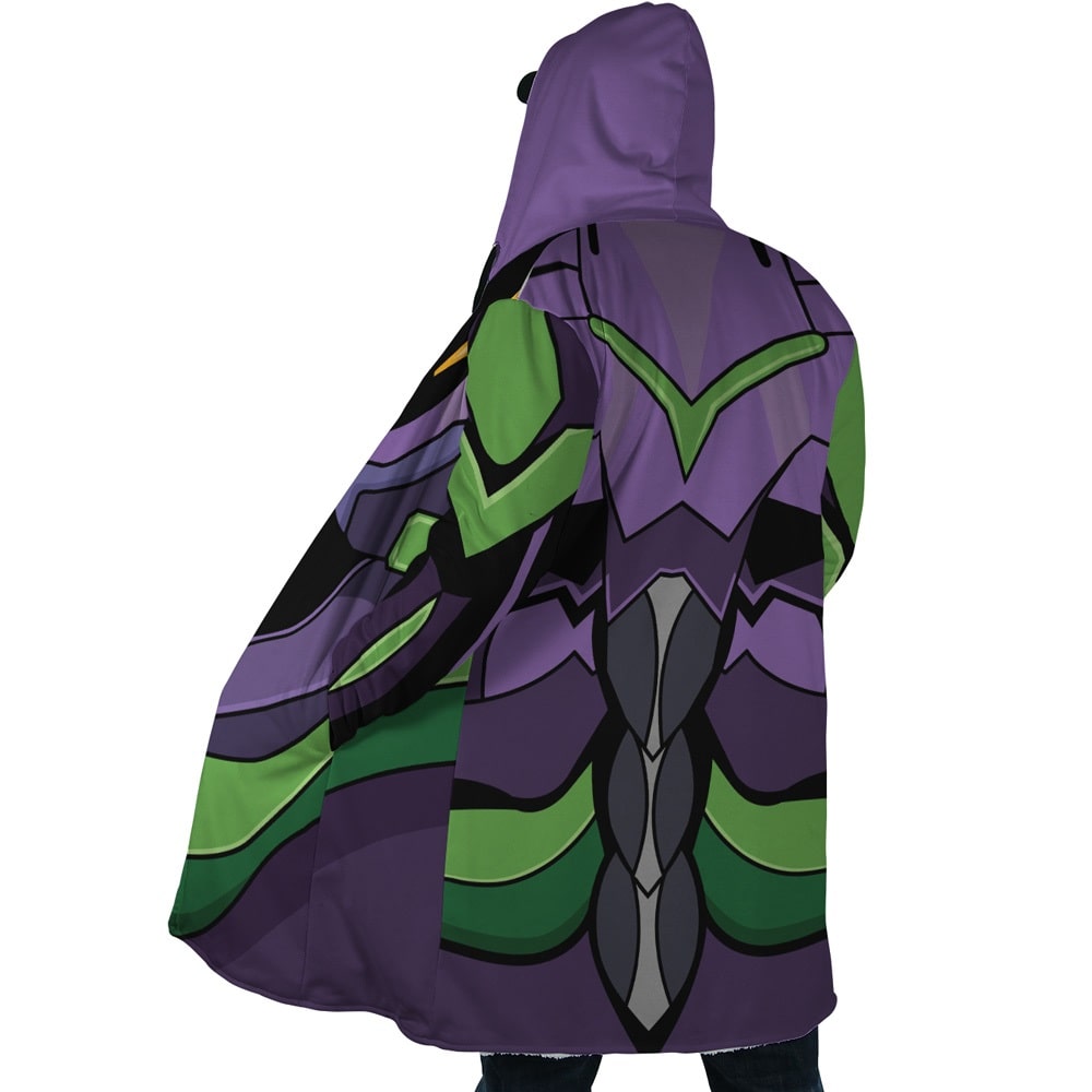 Eva Uni-01 Hooded Cloak Coat