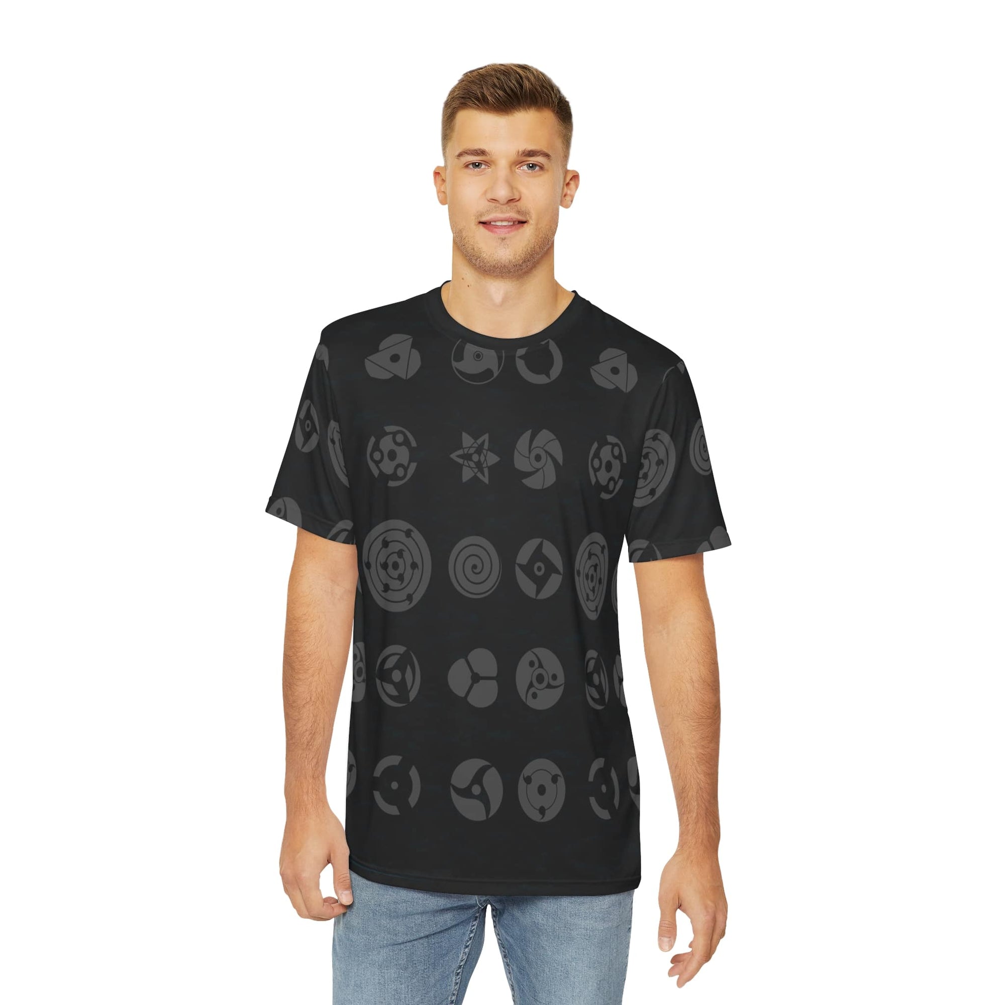 Eyes All Over Brushed Casual T-Shirt