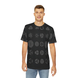 Eyes All Over Brushed Casual T-Shirt