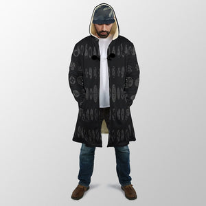 Shinobi Eyes Hooded Cloak Coat