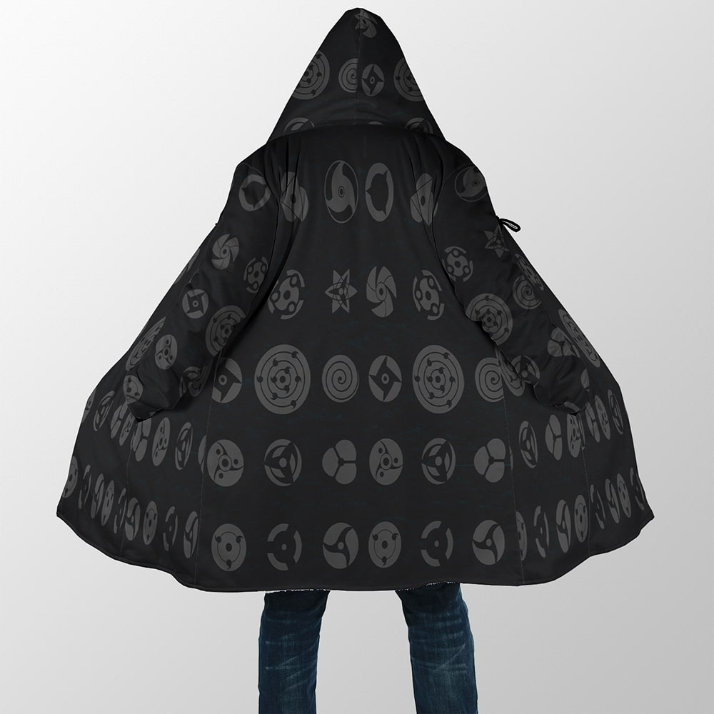 Shinobi Eyes Hooded Cloak Coat