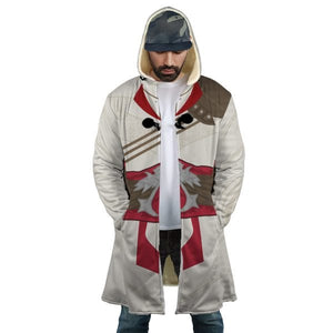 Ezio Auditore Hooded Cloak Coat