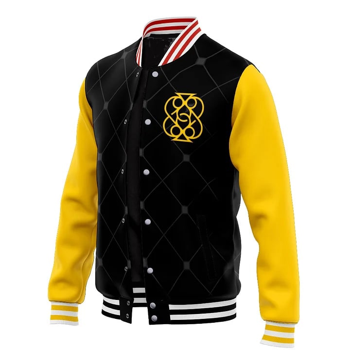 Finn Oldman High Card Varsity Baseball Jacket