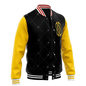 Finn Oldman High Card Varsity Baseball Jacket