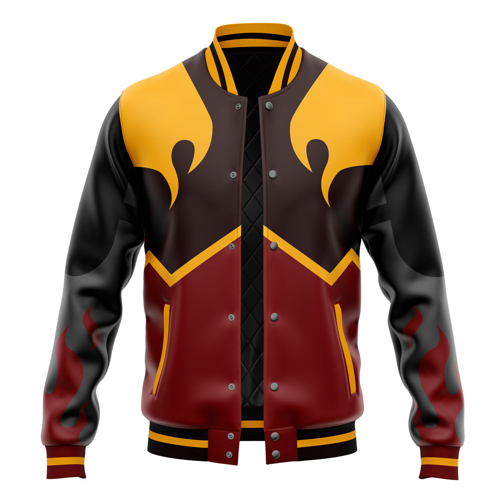 Fire Nation Baseball Varsity Jacket