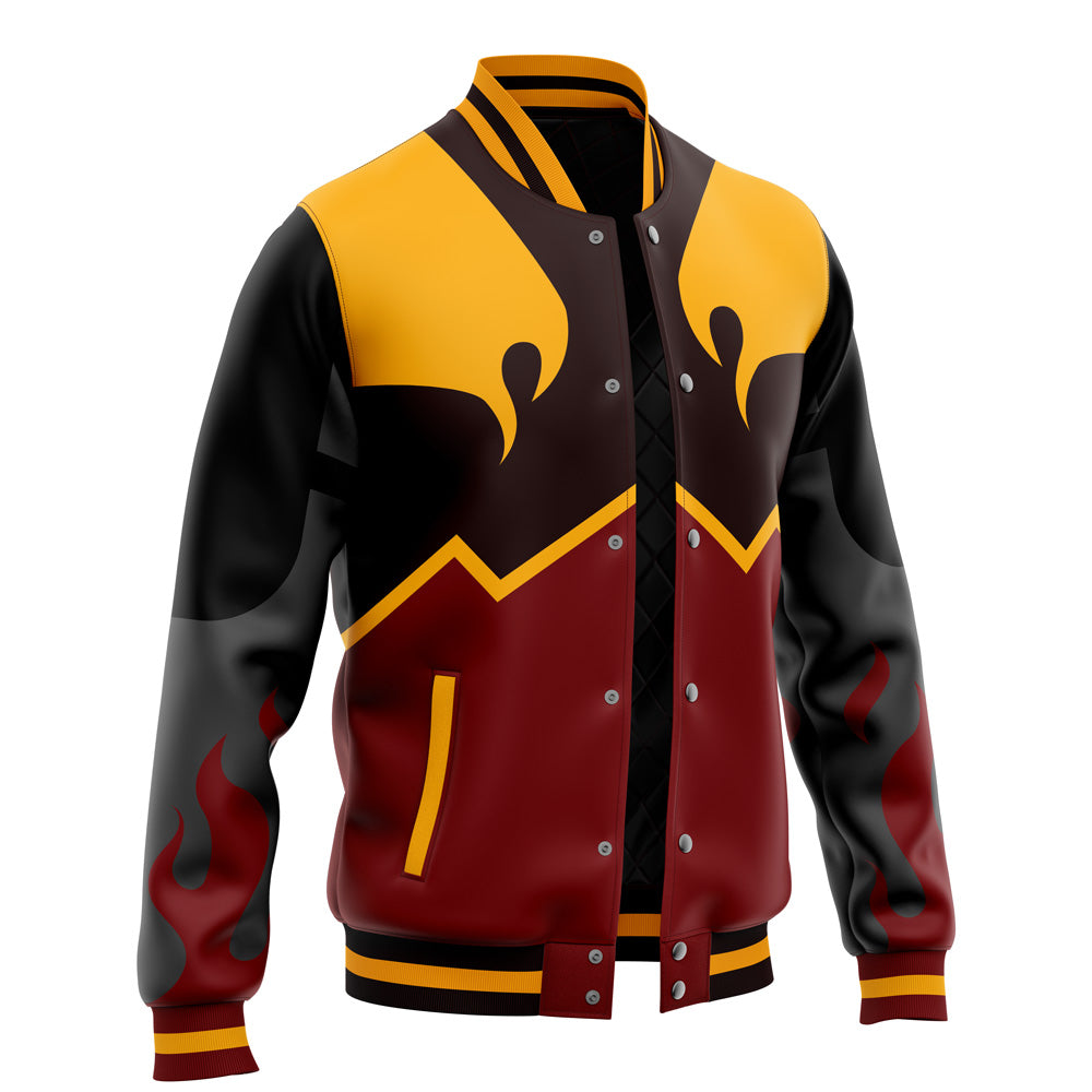 Fire Nation Baseball Varsity Jacket