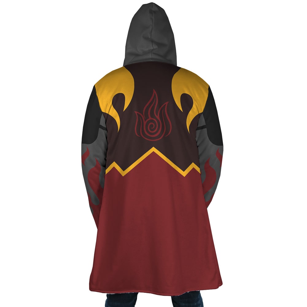 Fire Nation Fleece Hooded Cloak Coat