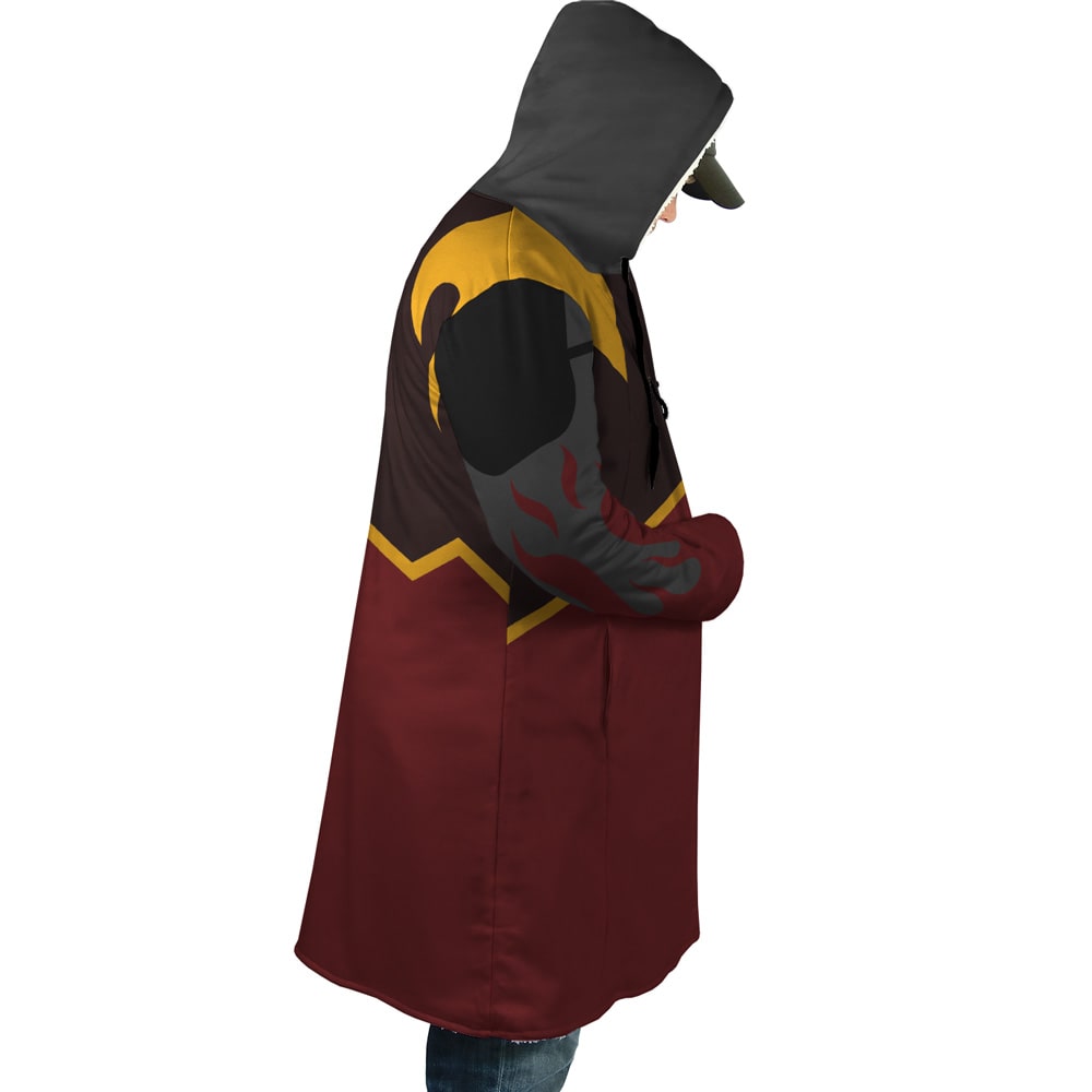 Fire Nation Fleece Hooded Cloak Coat