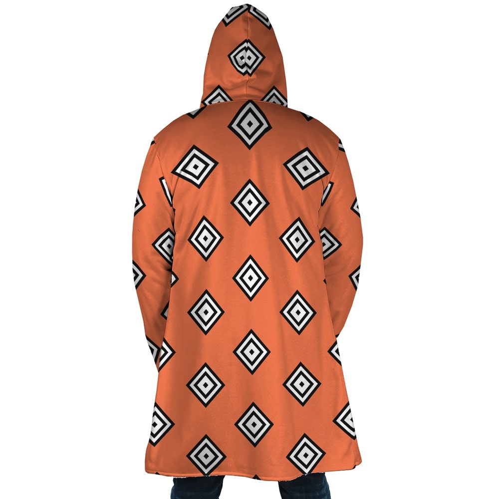 Jinbe OP Pattern Hooded Cloak Coat