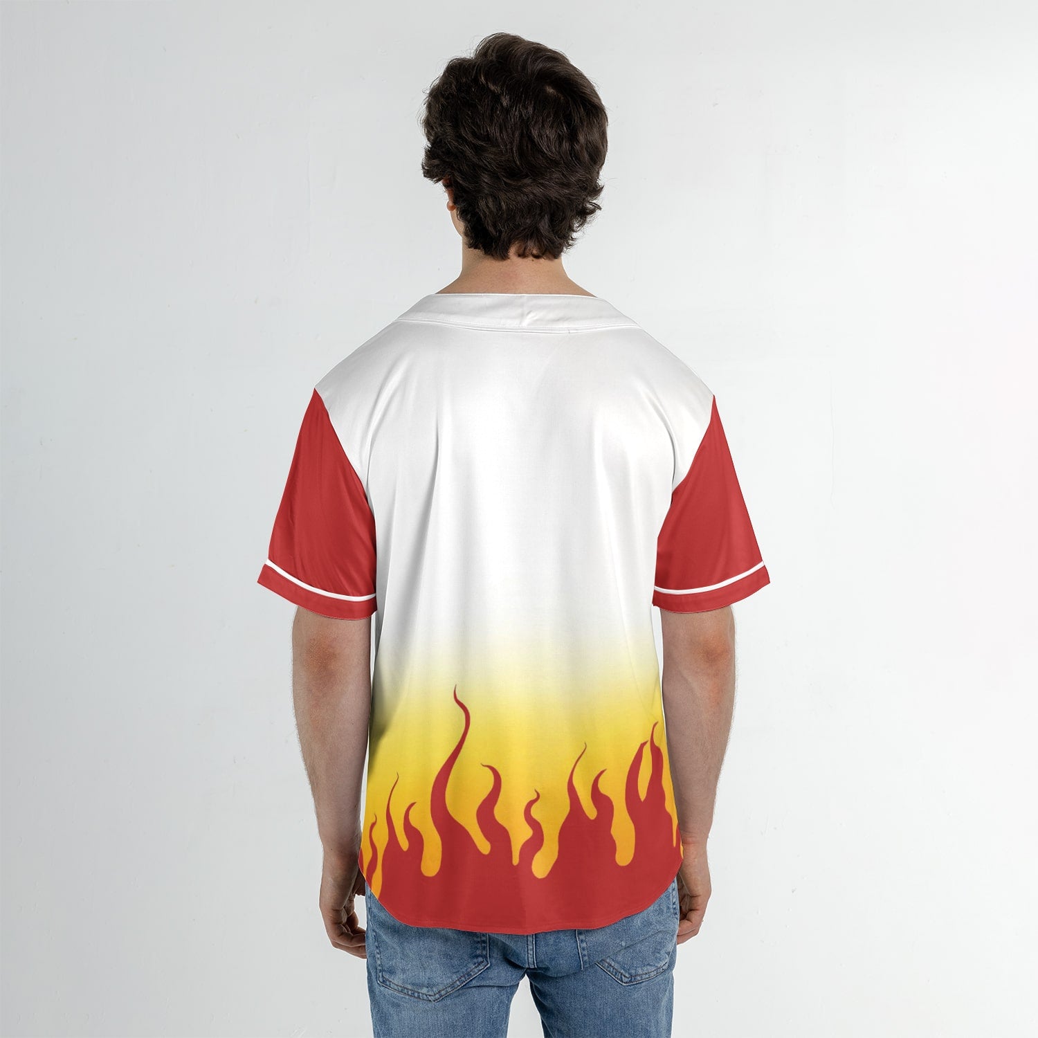 Flame Pillar Baseball Jersey