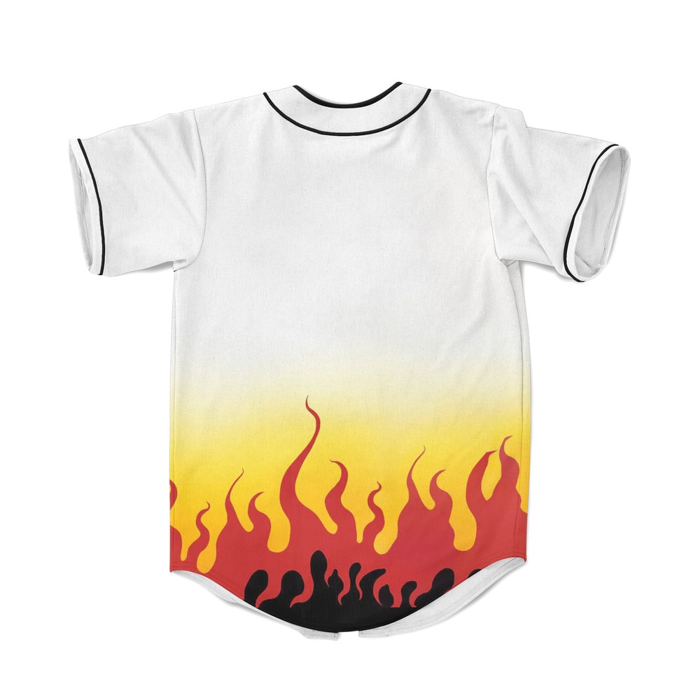 Flame Pillar Baseball Jersey