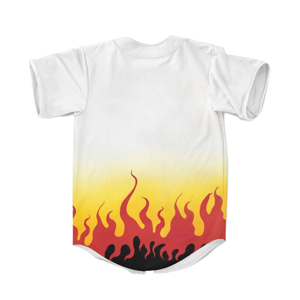 Flame Pillar Baseball Jersey